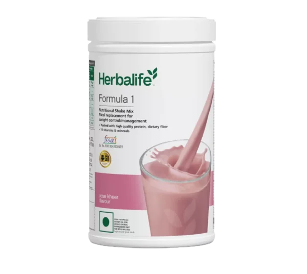 Herbalife Formula 1 Nutritional Shake Mix | Balanced Meal Replacement Rose Kheer 750G