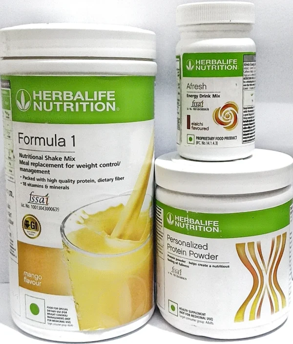 Herbalife Nutrition Formula 1 Mango Shake Protin 200g  & Elachi Afresh 50g