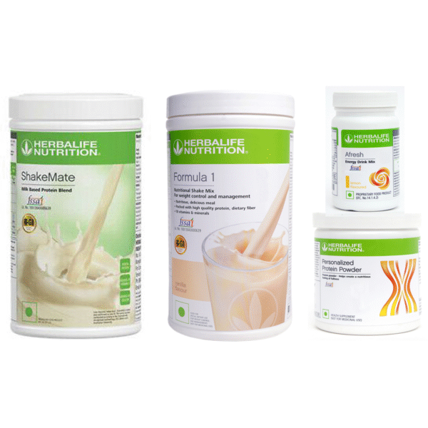 Herbalife Formula 1 Shake Vanilla +Protein Powder 200 Gram +Afresh Lemon +Shake Mate