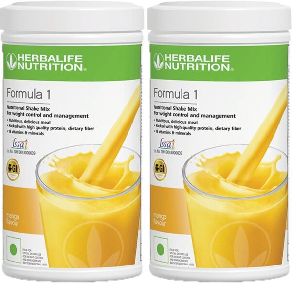 FORMULA 1 NUTRITIONAL MANGO SHAKE MIX (Pack of 2)