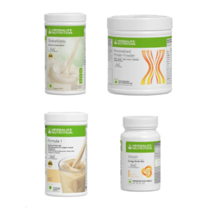 HERBALIFE SHAKEMATE,PP-200GM,F1-VANILLA AND GINGER (PACK OF 4)